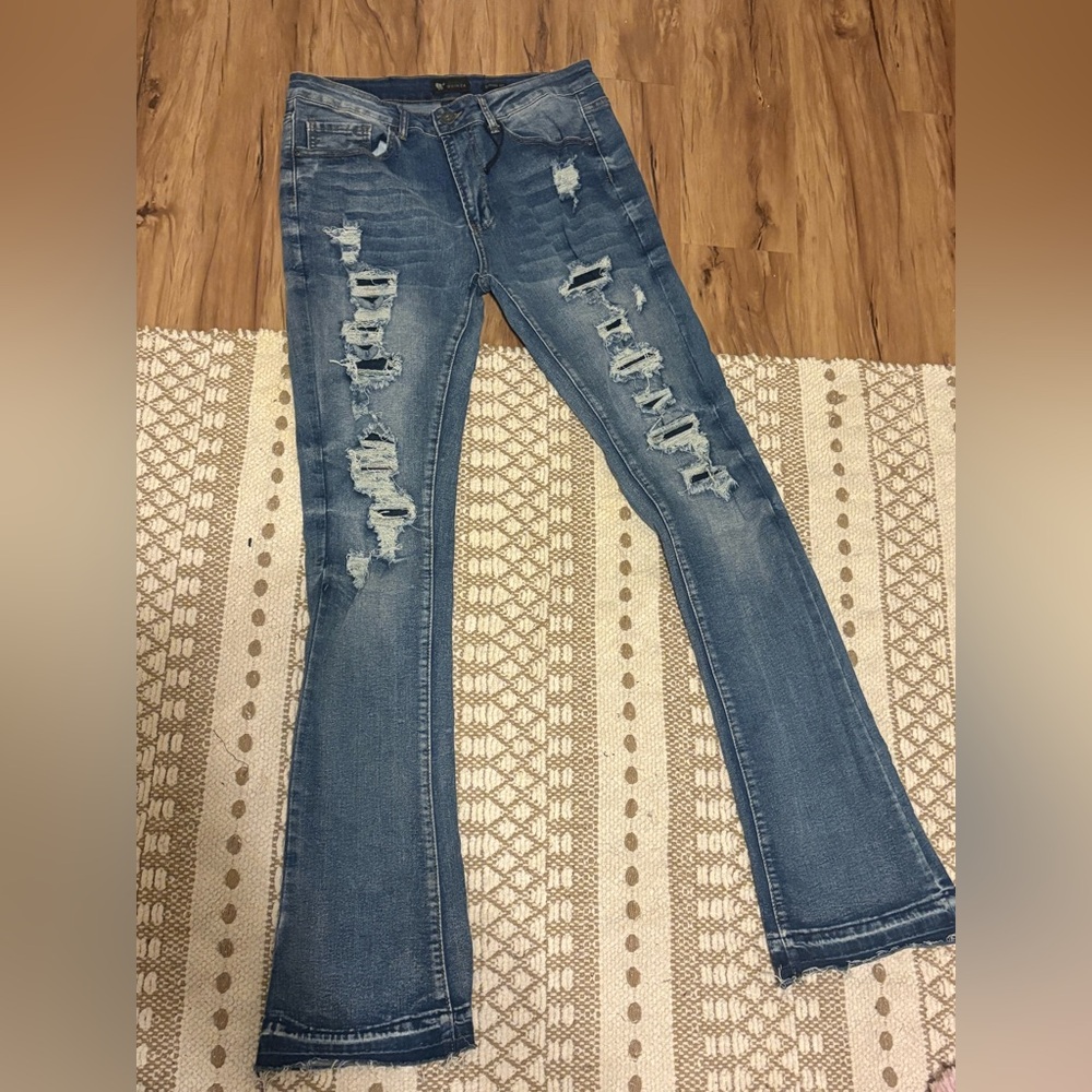 Stacked jeans